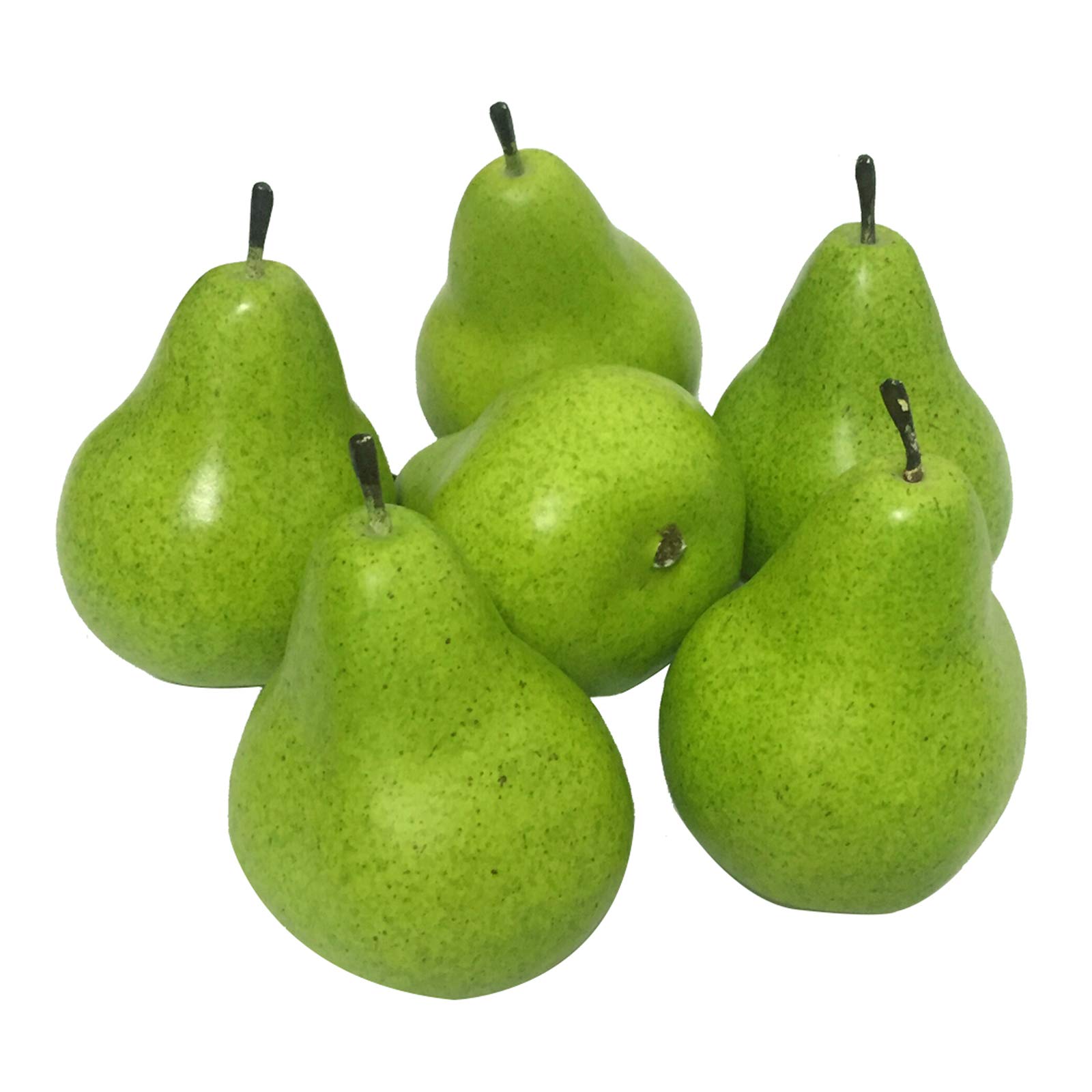 Amazon.com: J-Rijzen 6pcs Fake Pears Artificial Fruits Vivid Green